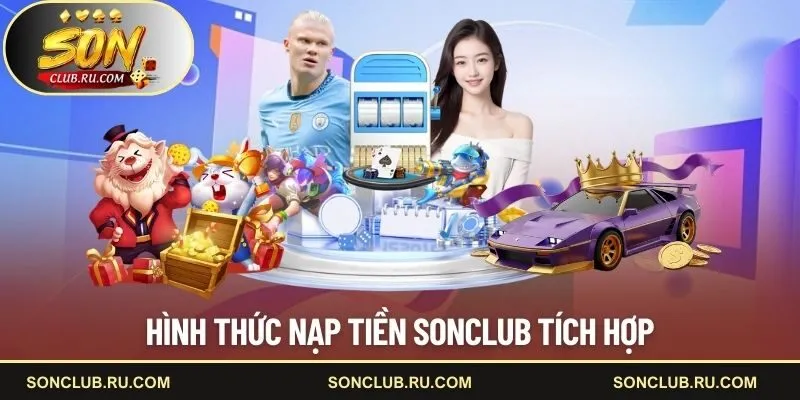 Hình thức nạp tiền SONCLUB tích hợp